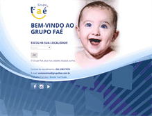Tablet Screenshot of grupofae.com.br